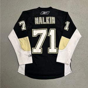 PITTSBURGH PENGUINS EVENGUNI MALKIN REEBOK HOME JERSEY